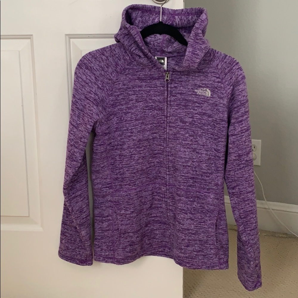 North Face girls xl zip up hoodie